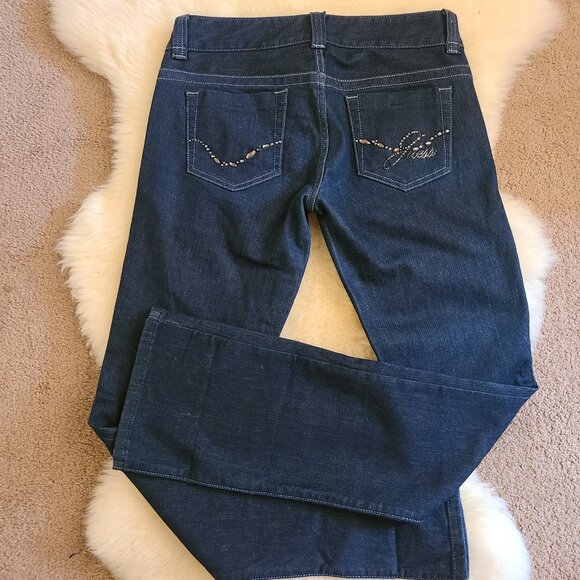 Guess Daredevil Lowrise Bootcut Jeans  - Size 28 x 32 - Picture 2 of 6